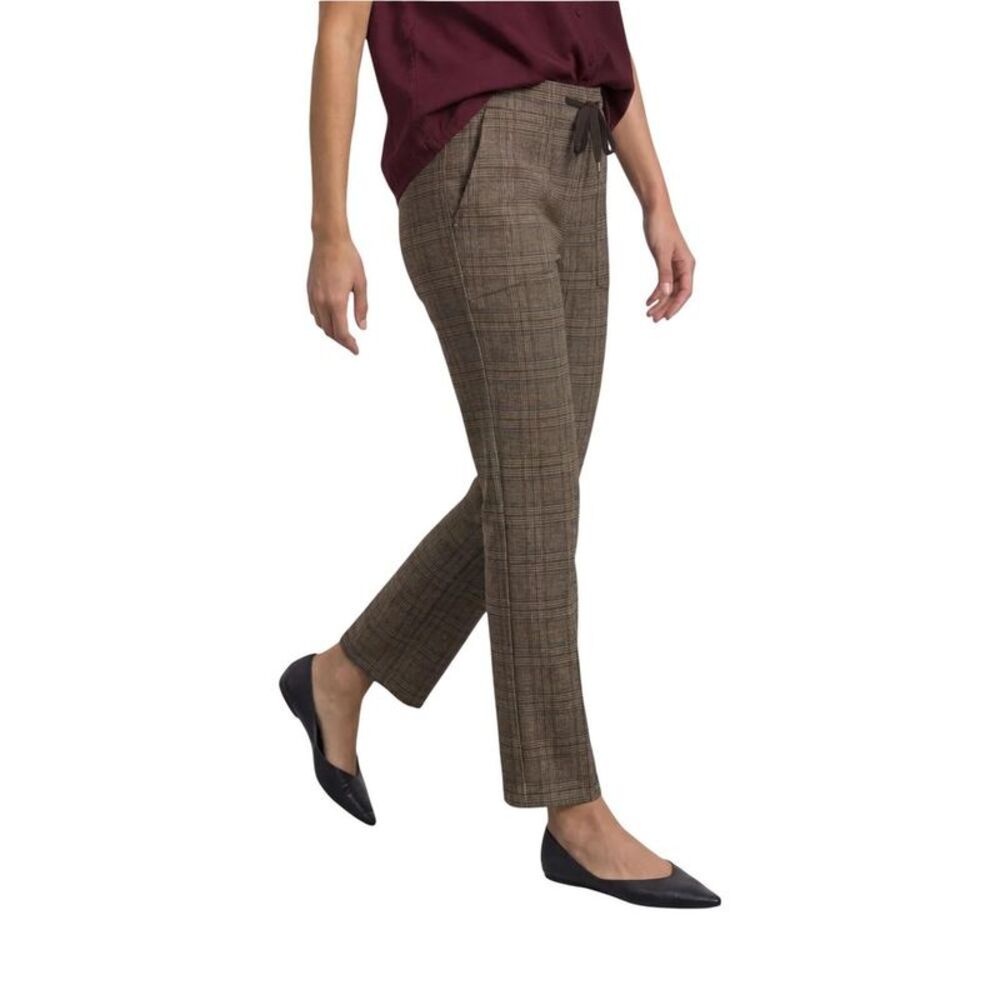 Street One Brown Polyester Casual Women's Pants